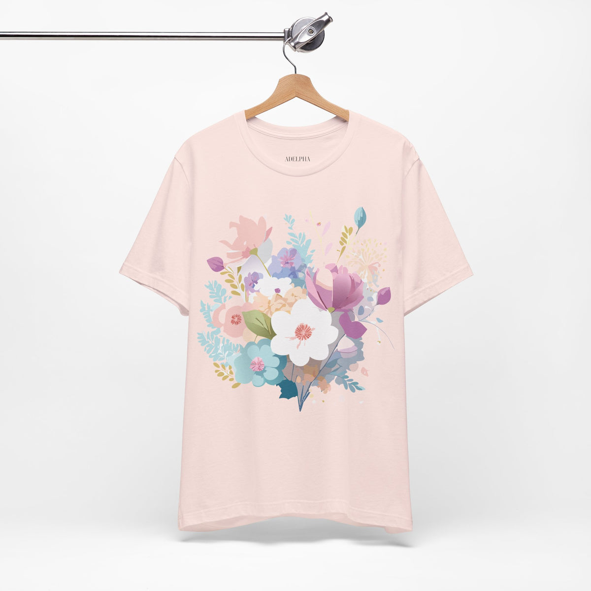 Floral Graphic Tee Shirt - Bella+Canvas Unisex 100 Cotton 42