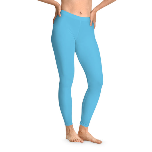 Blue Color Leggings, Blue Leggings 12