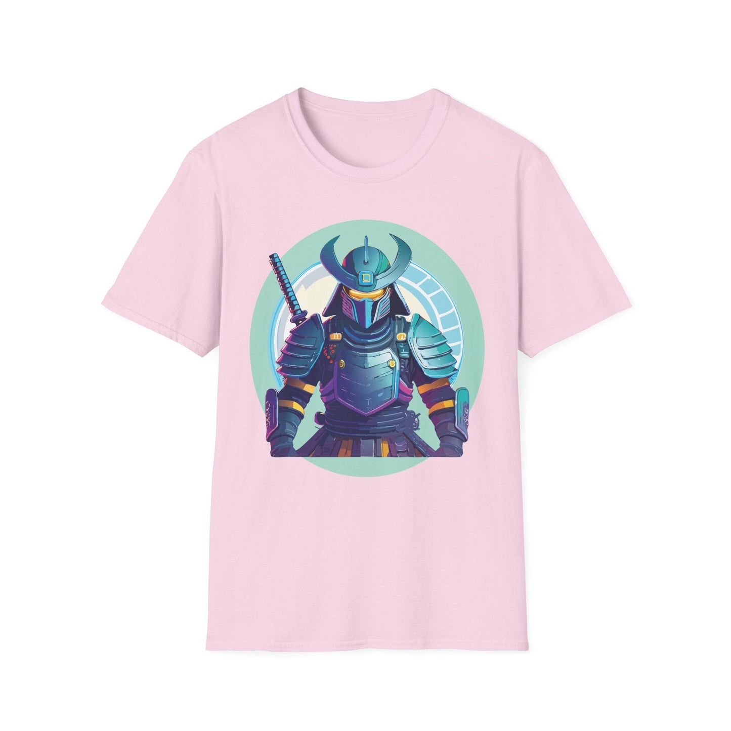 Samurai T Shirt Unisex Softstyle Tee Gildan 64000 Lightweight Ring Spun Cotton Everyday Comfort
