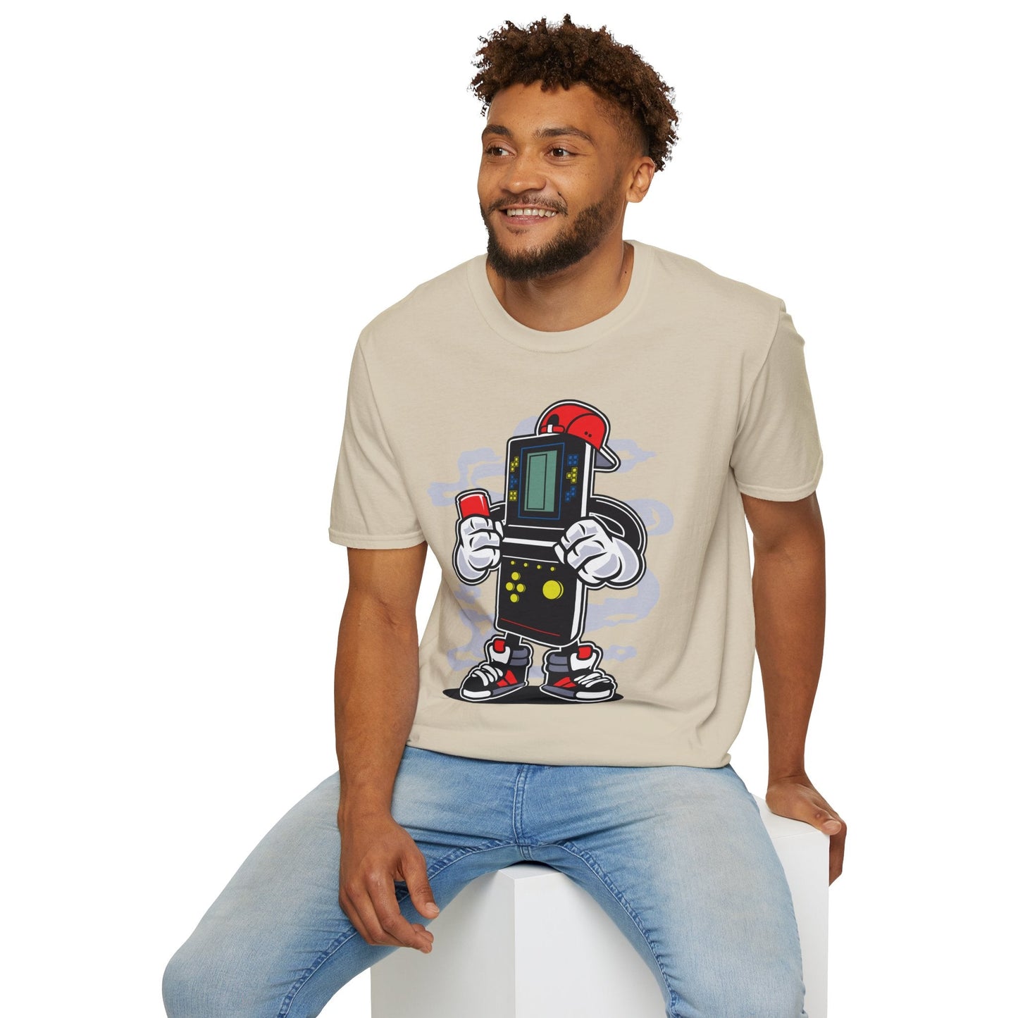 Cartoon T Shirt Animation Funny Unisex Softstyle 100 Percent Ring Spun Cotton Tee