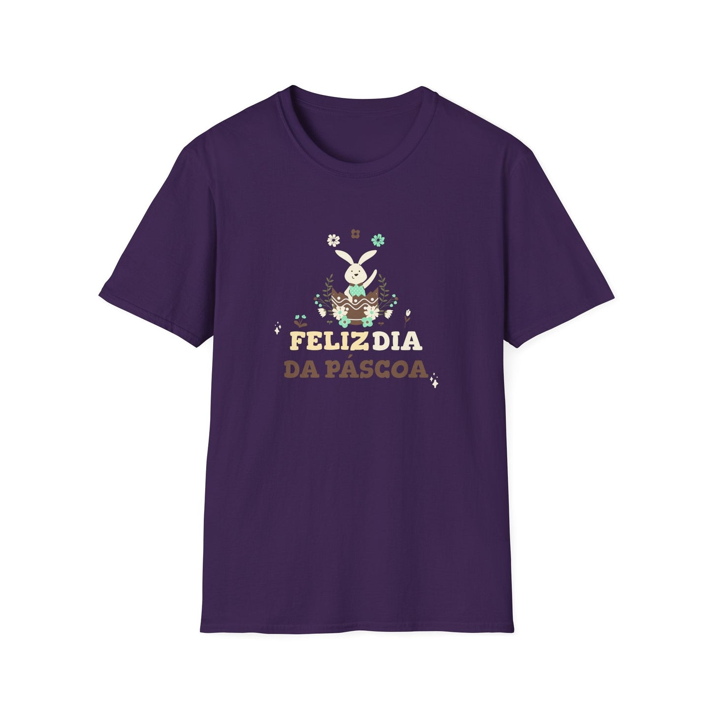 Easter Day T Shirt Unisex Softstyle Tee With Easter Design Print Gildan 64000 Comfort Fit
