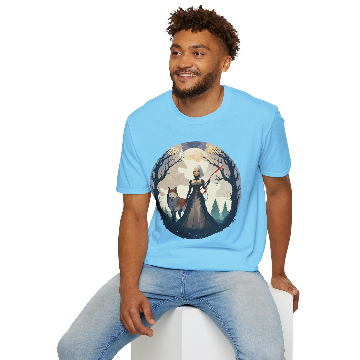 Womens Graphic T Shirts Ladies Art Design Tee Unisex Softstyle Cotton Tee Everyday Comfort