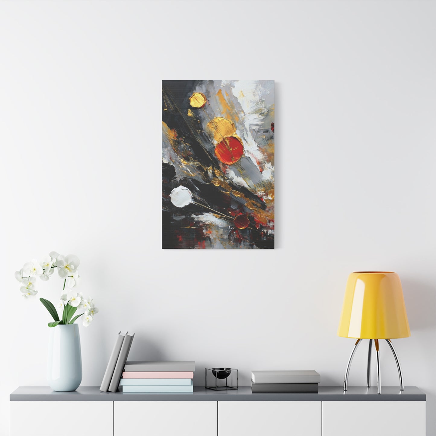 Abstract Oil Painting Print Canvas 20x24,20x30,24x30 24x32,24x36,30x40 32x48,36x48,40x60 Pine-Wood Inner Frame ABS-67