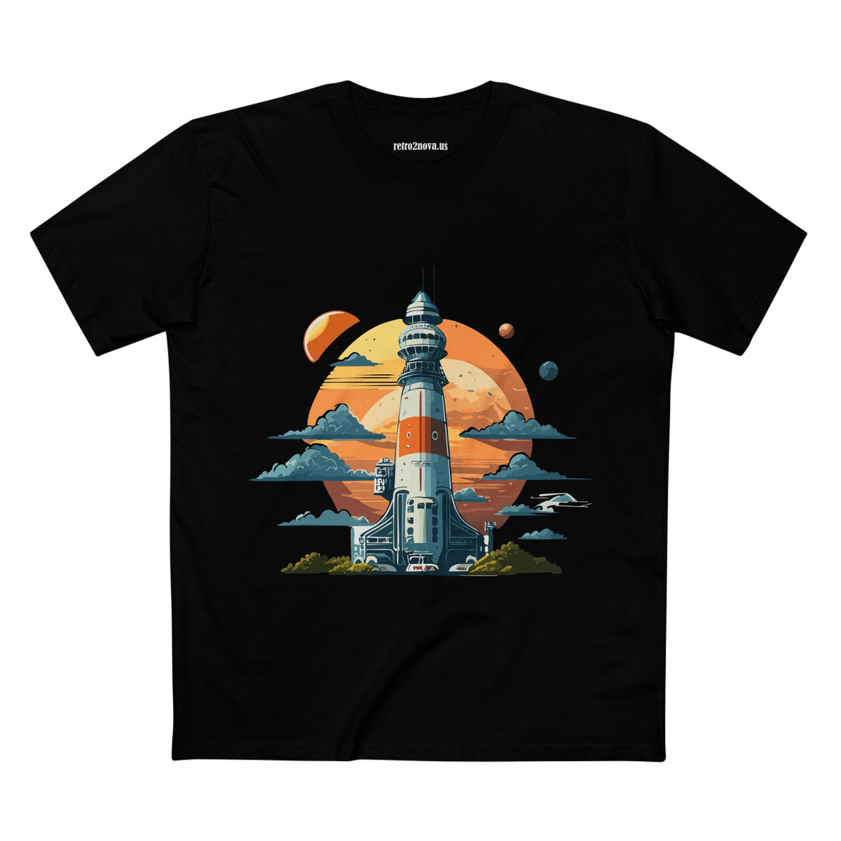 Cosmos Shuttle Graphic Tee Staple Unisex 100 Cotton Tee Shirt - CS-3