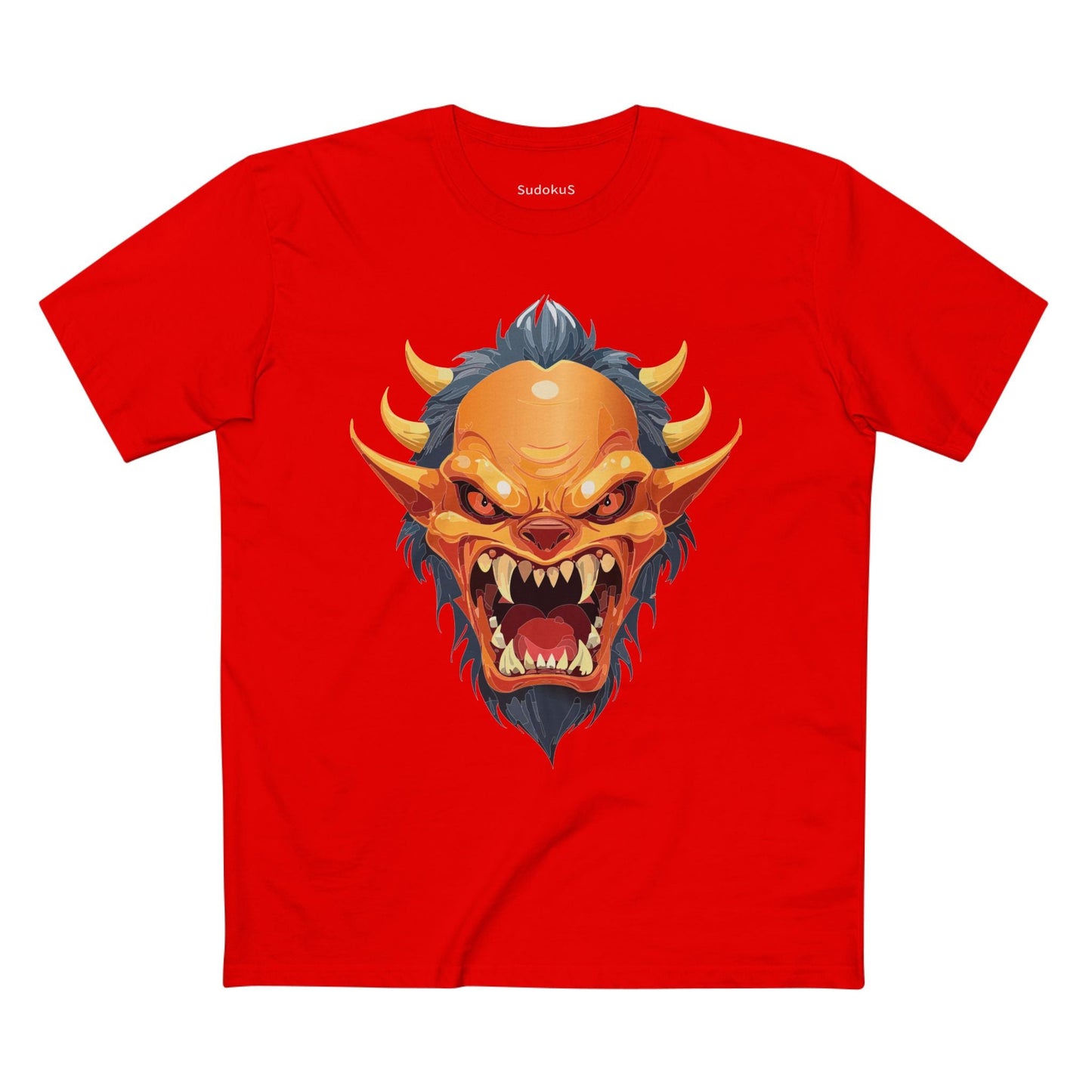 Cartoon Monsters Graphic Unisex 100 Cotton Staple Tee 8