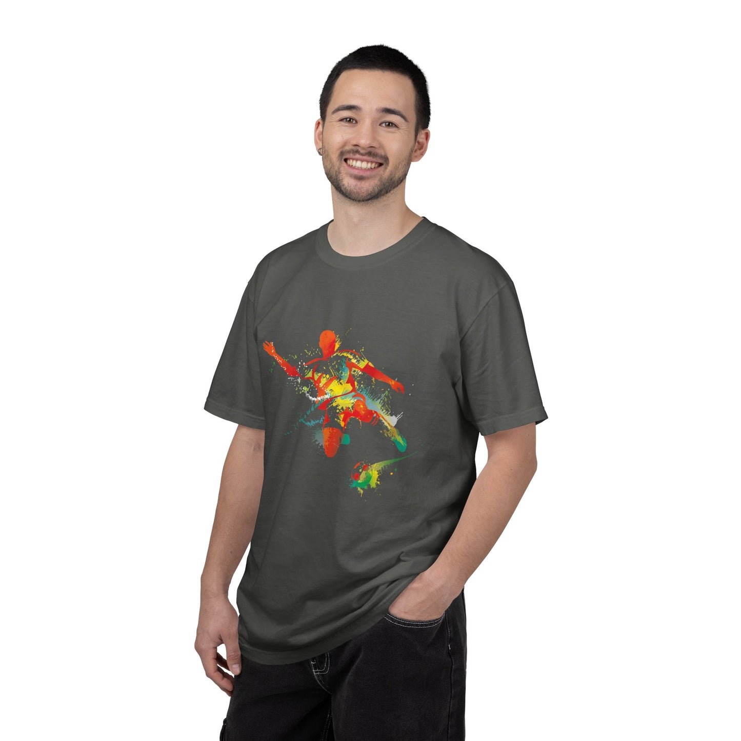 Sports Graphic Unisex T-Shirt Garment Dyed Cotton Relaxed Fit Comfort Colors 6