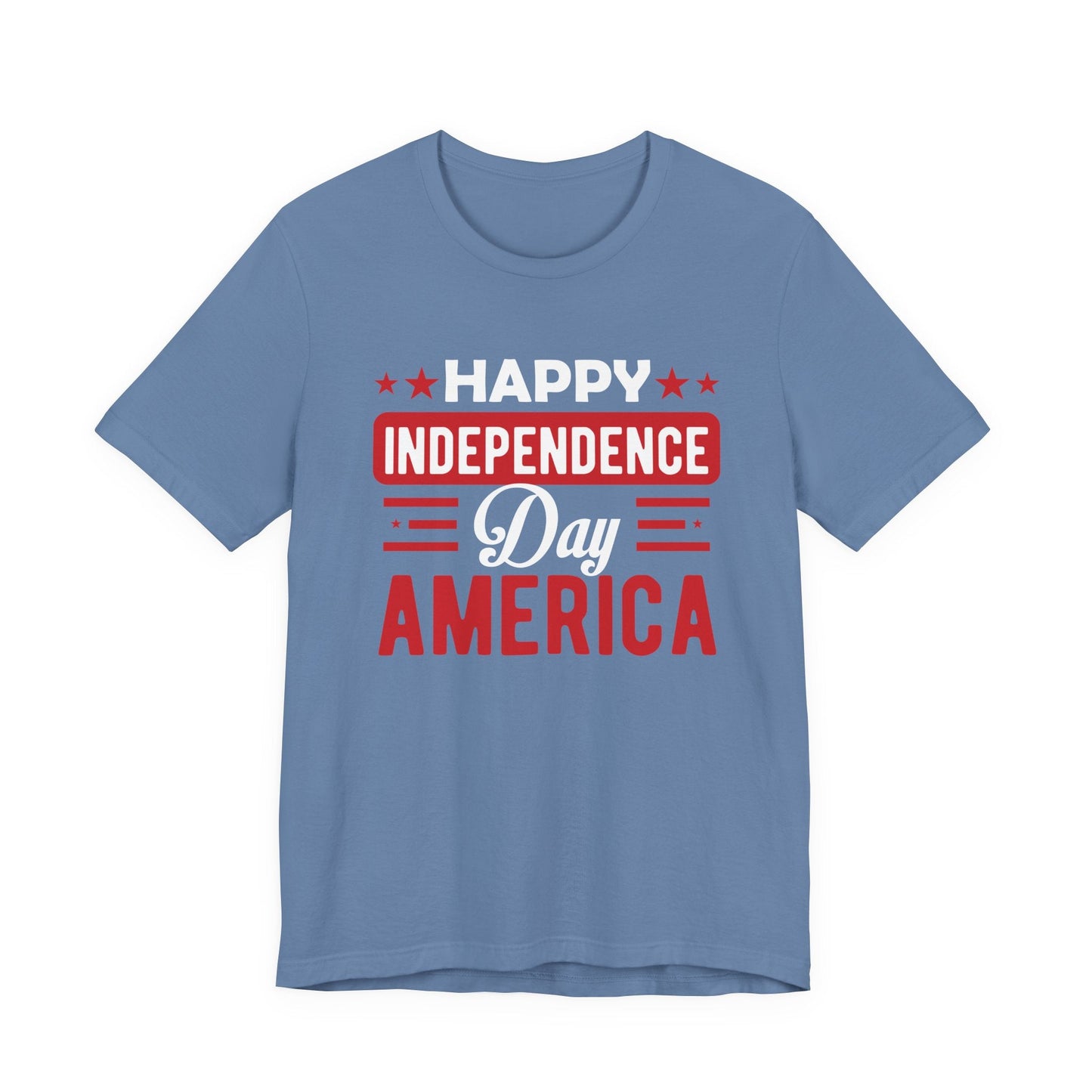 Happy Independence Day America Graphic Unisex Cotton T-Shirt 015