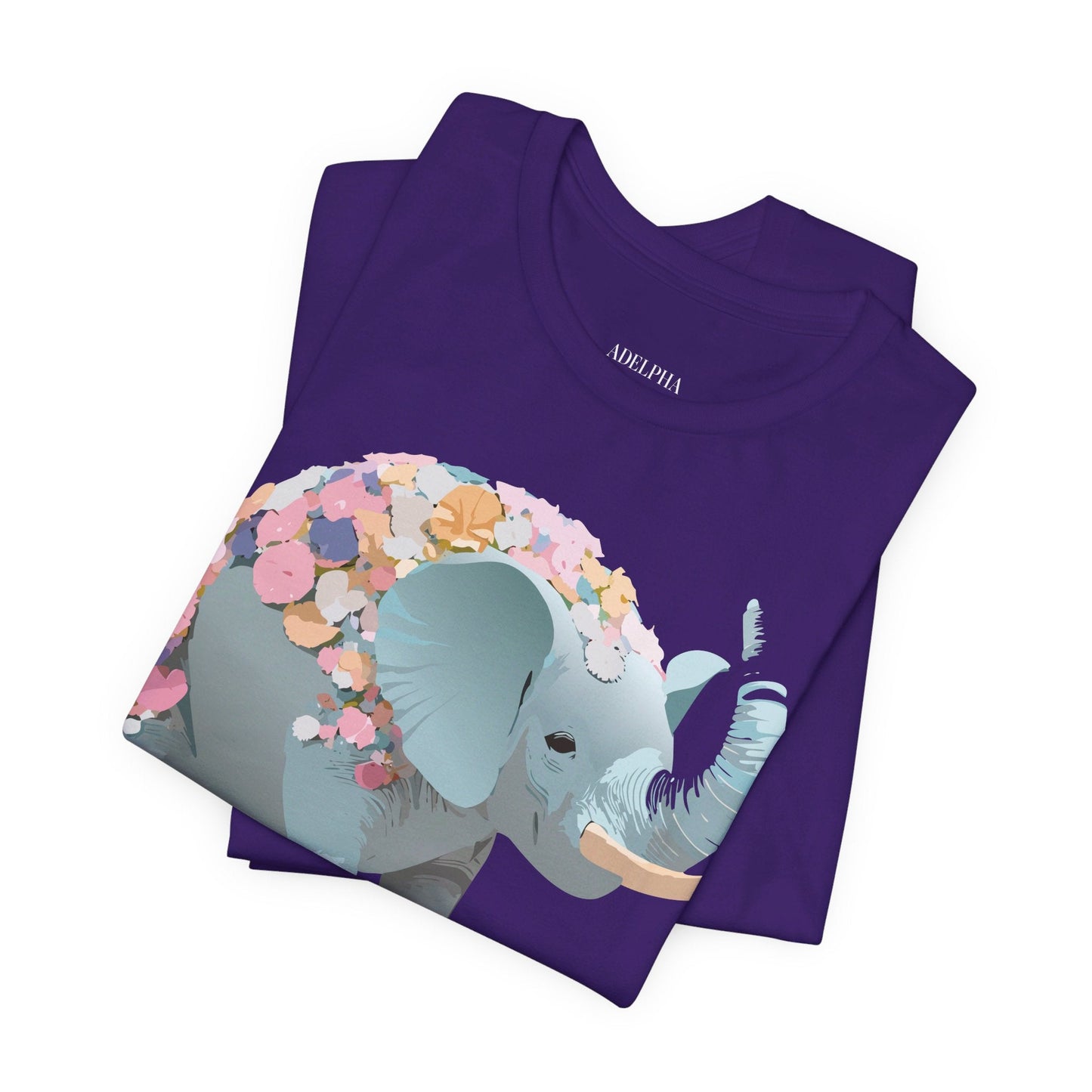 Elephant Graphic T Shirt Unisex Vintage Inspired Art Tee By Adelpha Short Sleeve