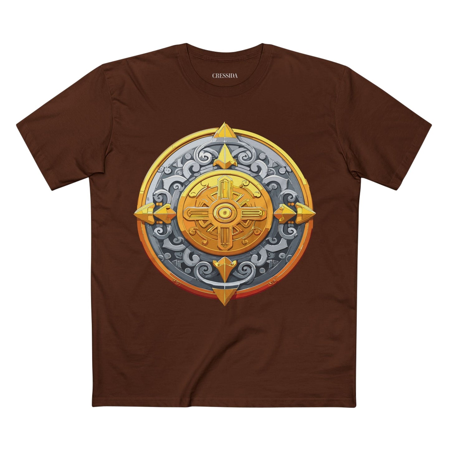 Antique Gold Coin Graphic Design T-Shirt Unisex 100 Cotton With Golden Print Artwork Tee 20