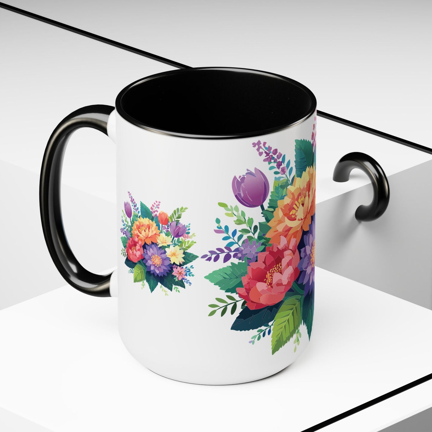 Floral Mug, Floral Cup