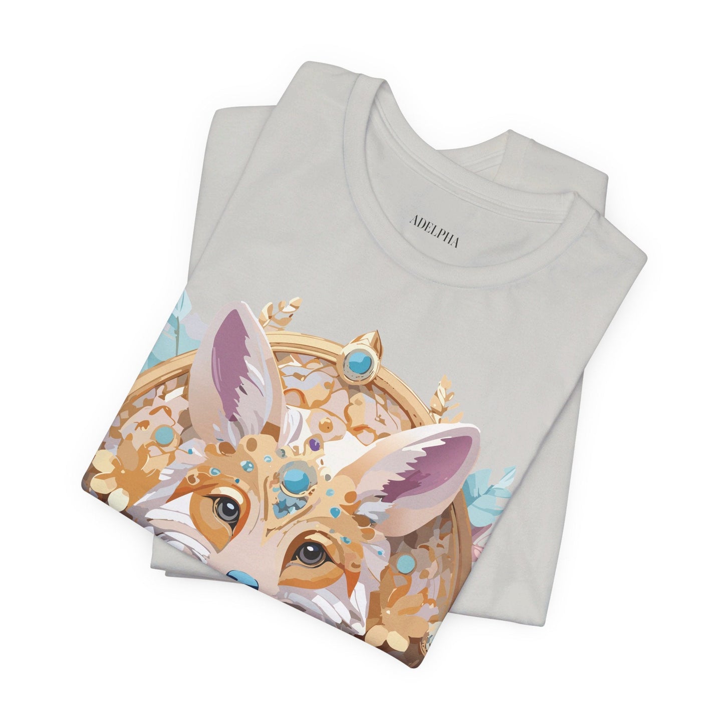 Adelpha Medallion Graphic Tee Unisex Short Sleeve Vintage Inspired Art Design Shirt
