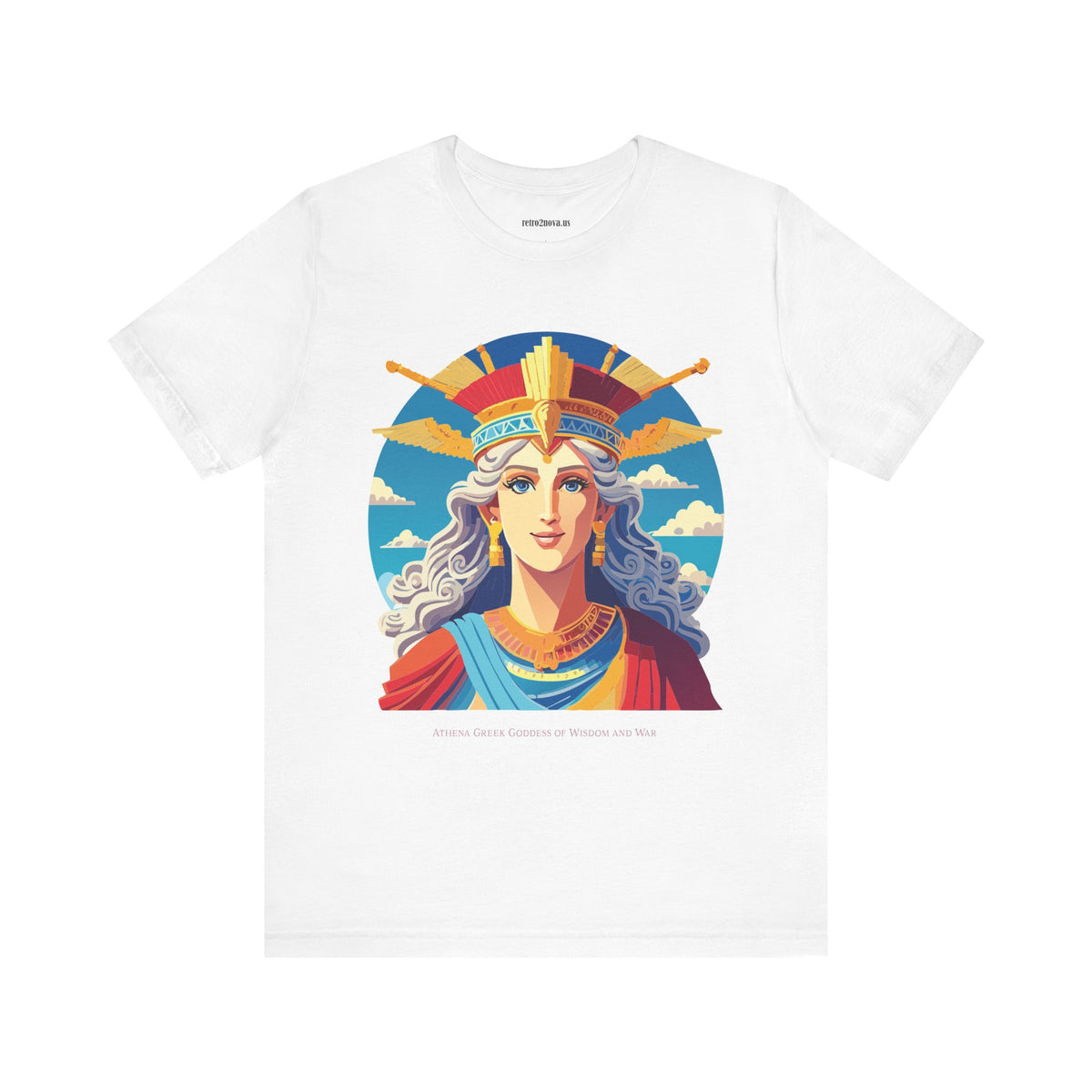 Goddess Graphic Unisex Cotton Bella+Canvas Tee with Athena