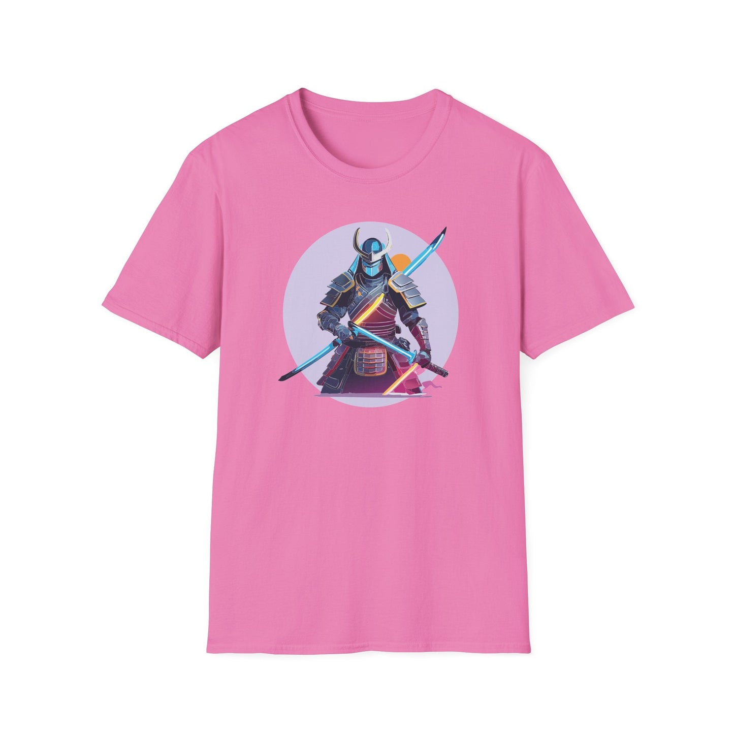 Samurai Shirt Unisex Gildan Softstyle Tee 100 Percent Cotton Lightweight Comfort