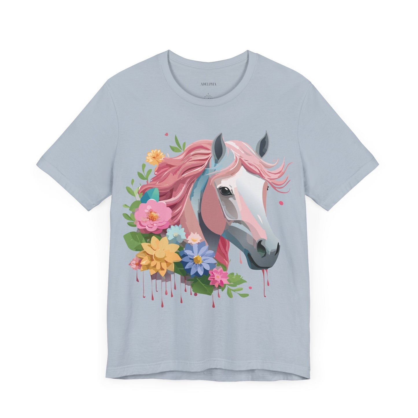 Horse Graphic Unisex 100 Cotton Vintage Animal Art T-Shirt 1