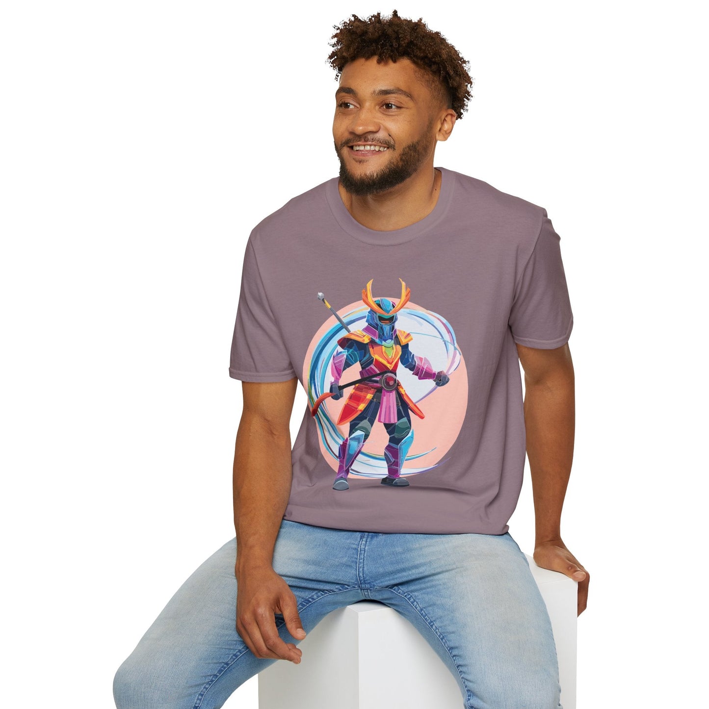 Samurai Shirt Unisex Softstyle T Shirt Gildan 64000 Ring Spun Cotton Tee For Everyday Comfort