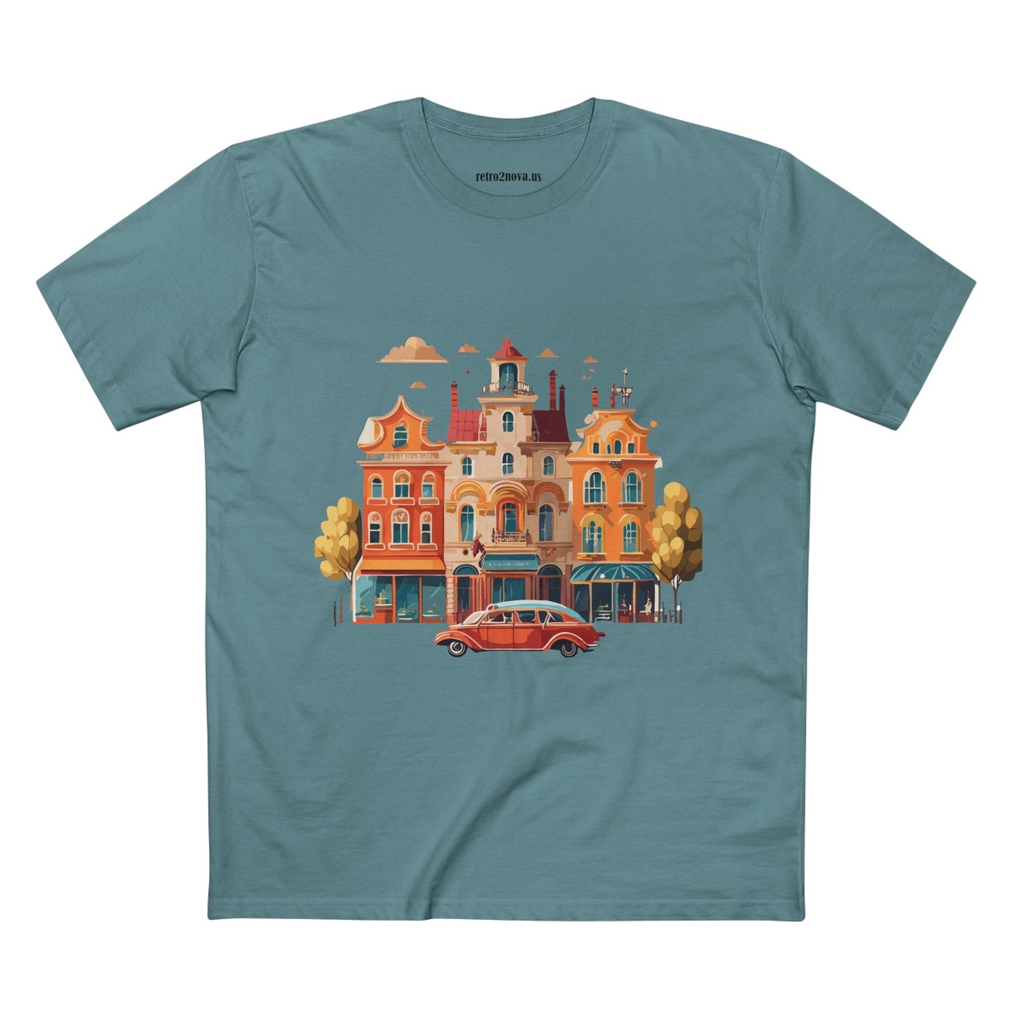 Retro Car Shirts Vintage Car Shirts RC22 Unisex Premium Cotton Tee With Original Art Design