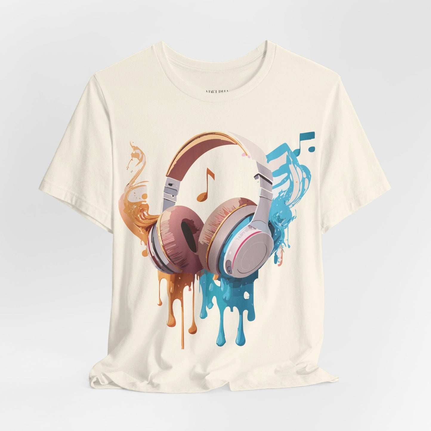 Unisex Graphic T Shirt With Vintage Music Inspired Artwork From Adelpha Short Sleeve Tee