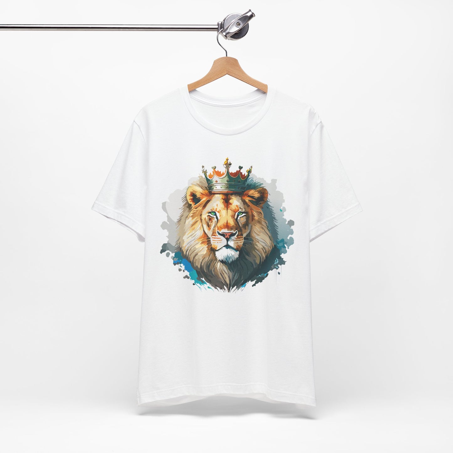 Lion Shirt, Animal Shirt, T-Shirt with Lion, Art Design Tee, Animal Tees, Safari T-Shirt, Crown Tee 13
