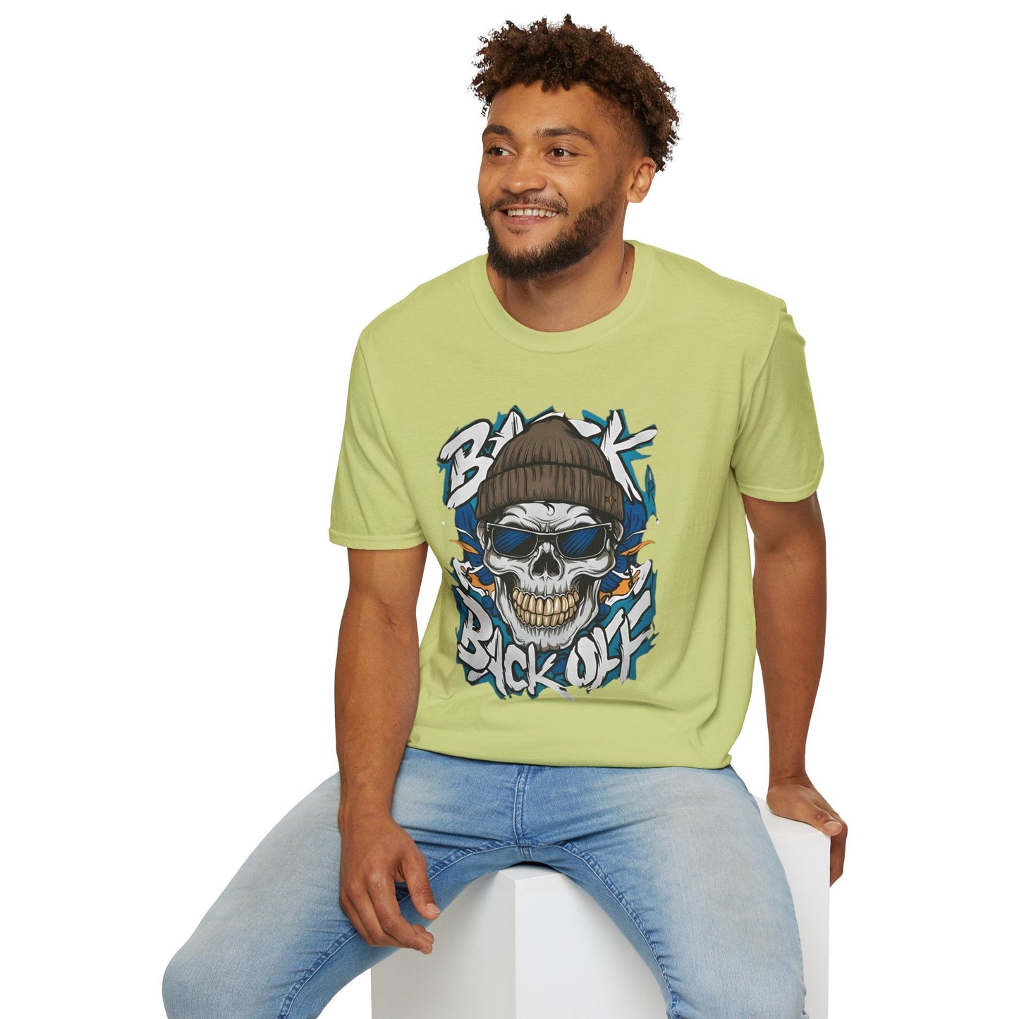 Gildan Softstyle Skull Tee Shirt Unisex Skeleton Design 100 Percent Cotton Graphic Tee