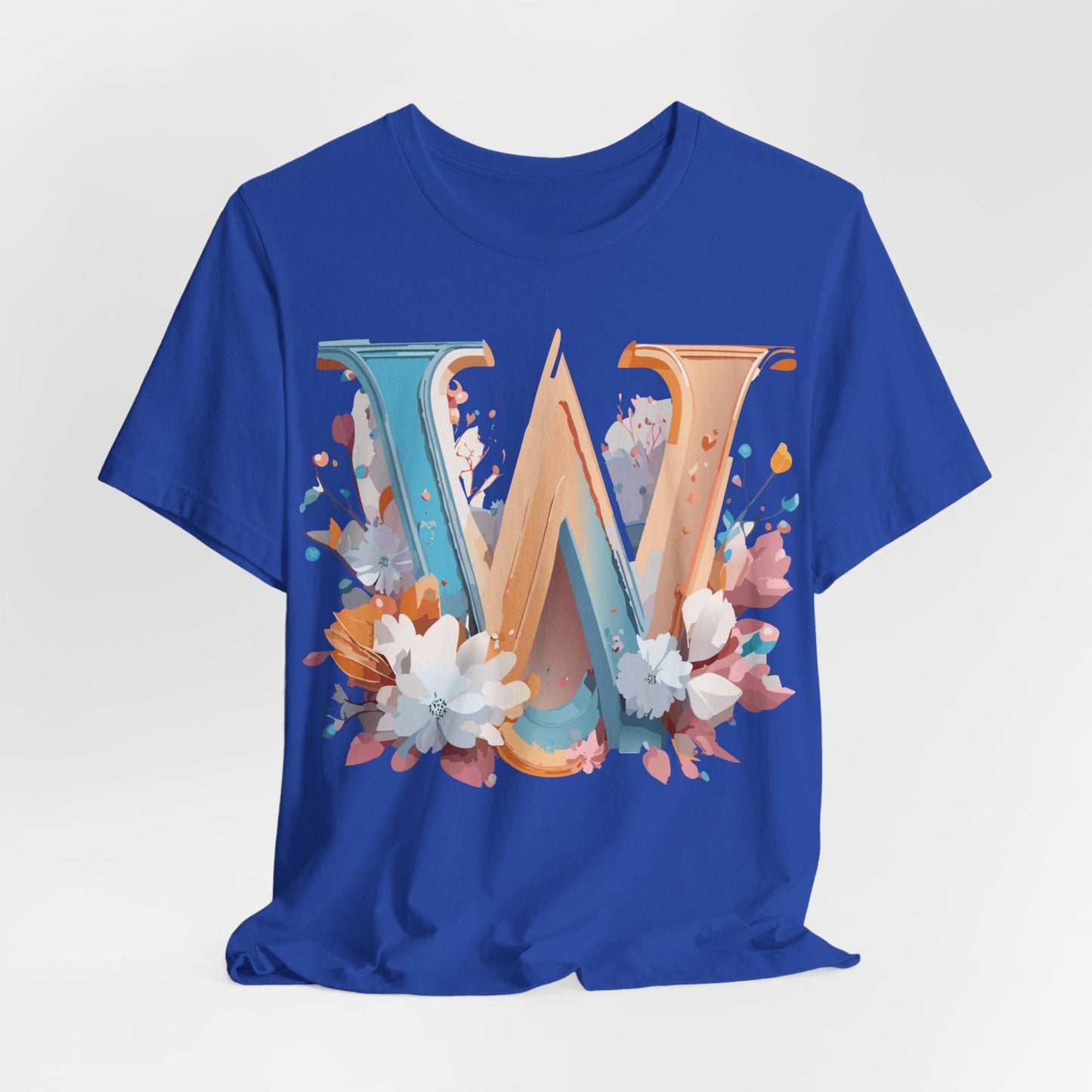 Letter W Shirt Unisex Graphic Tee By Adelpha Featuring Vintage Artwork For Everyday Casual Wear