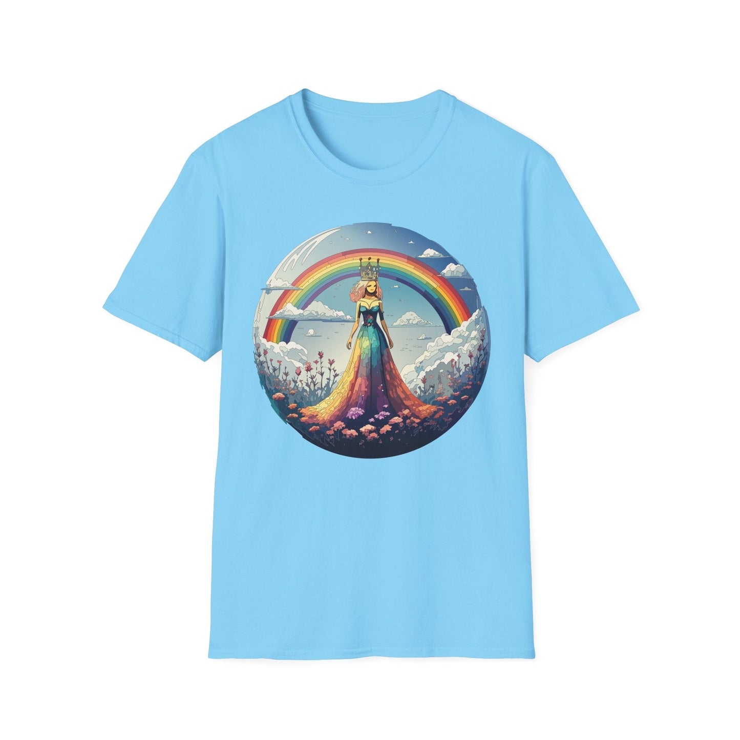 Womens Graphic T Shirt Art Design Tee Softstyle 64000 100 Percent Cotton Comfort