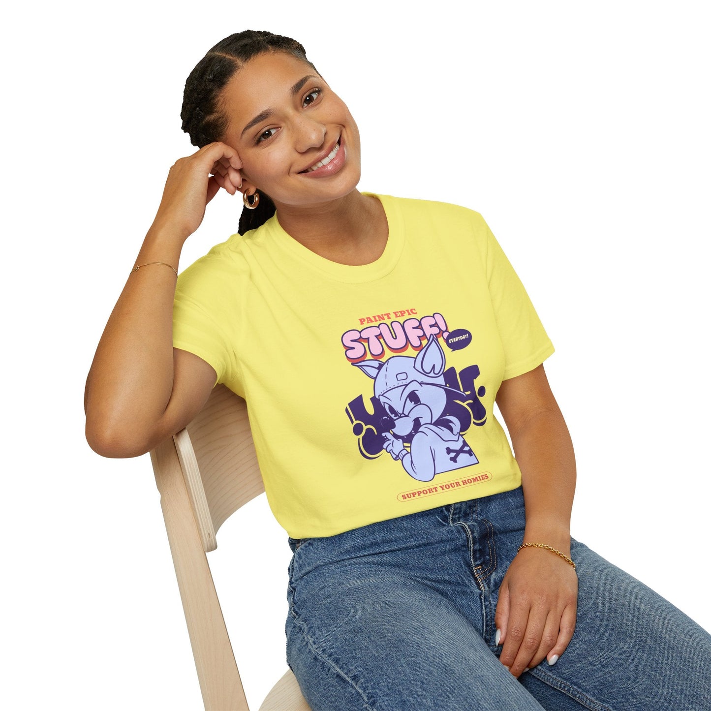 Funny Animals Shirts Unisex Graphic Tee Soft Cotton Gildan Softstyle 64000 Comfortable Everyday Wear