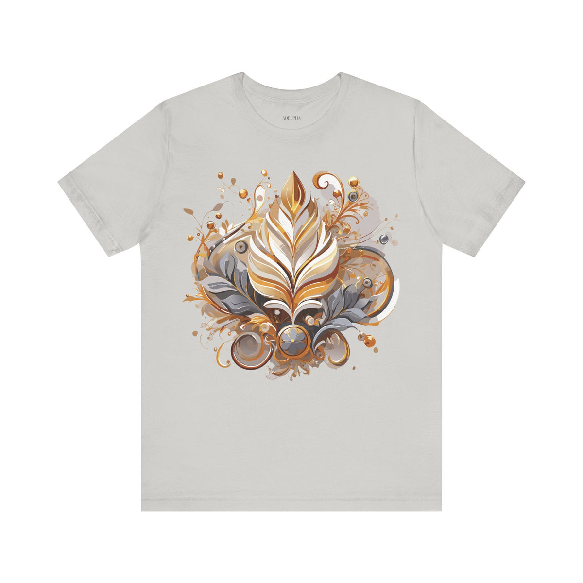 Jewelry Graphic Unisex Cotton Bella+Canvas Tee with Gemstones Art Design m33