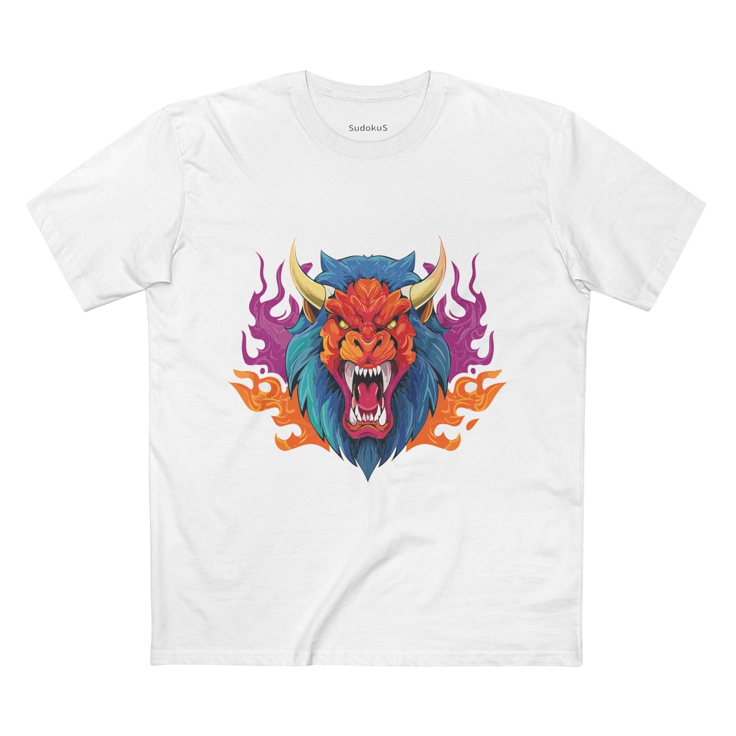 Cartoon Monsters Graphic Unisex 100 Cotton Staple Tee 23