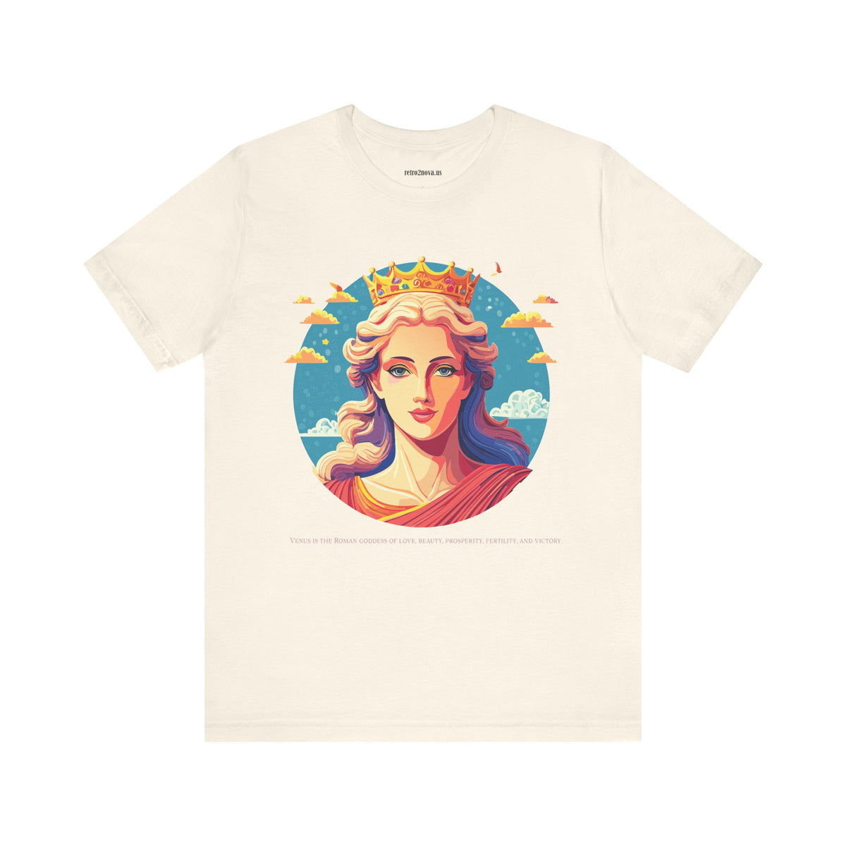 Goddess Graphic Unisex Cotton Bella+Canvas Tee with Venus