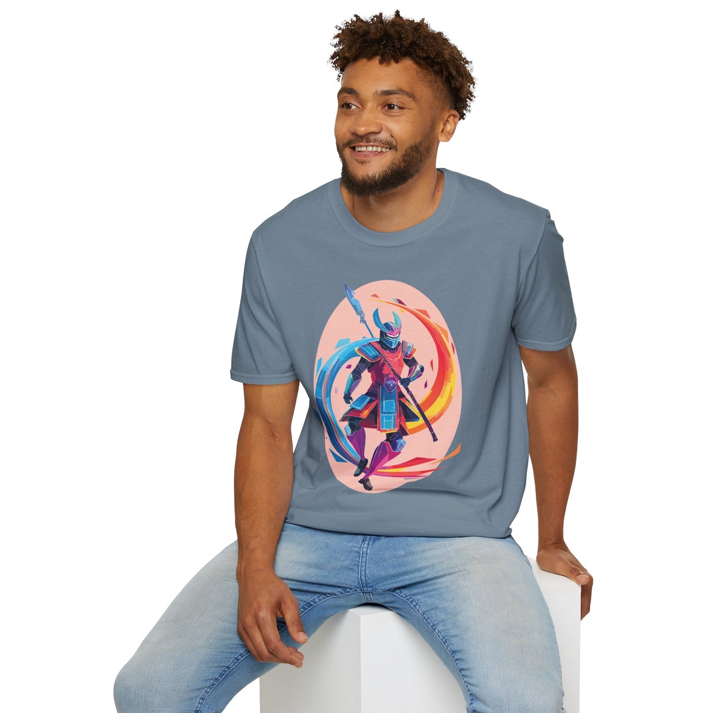 Samurai Shirt Unisex Softstyle T Shirt 64000 Cotton Breathable Everyday Comfort Fit