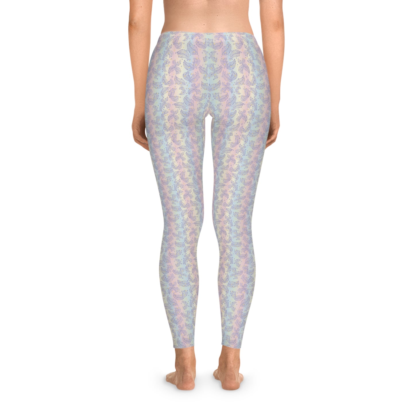 Leggings con estampado floral