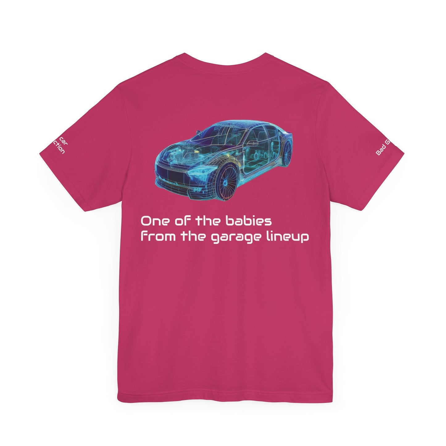 Car Graphic Tee Shirt For Auto Lovers 100 Percent Cotton Made In USA Eco Friendly Ink