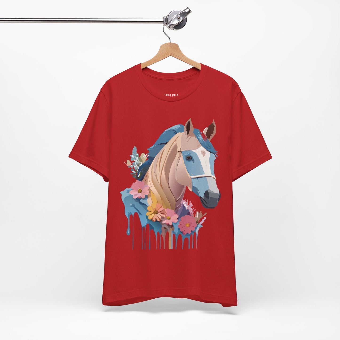Horse Graphic Unisex 100 Cotton Vintage Animal Art T-Shirt 12