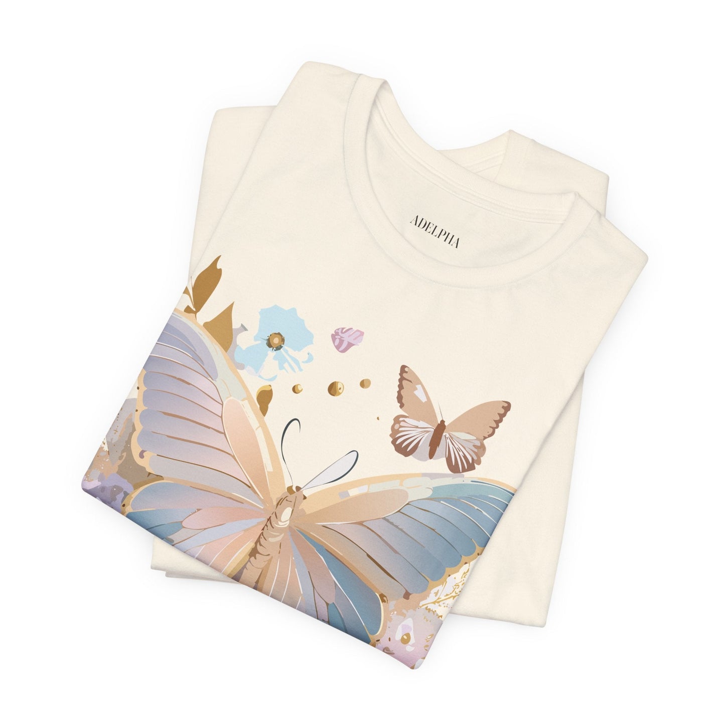 Adelpha Butterfly Graphic Tee Unisex Vintage Artwork Short Sleeve Shirt