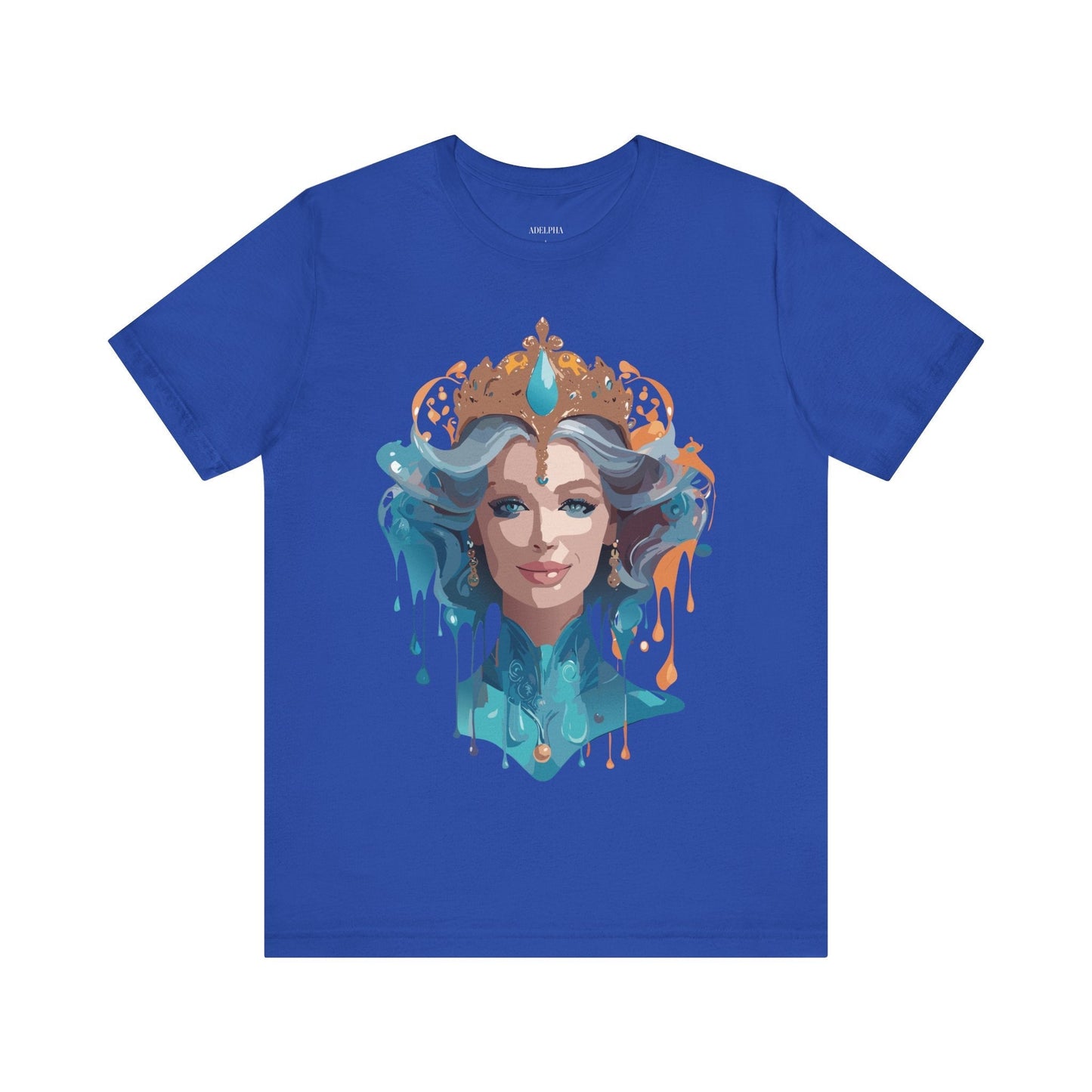 Queen Graphic Tee Unisex Adelpha Vintage Artwork Short Sleeve Premium Casual Wear