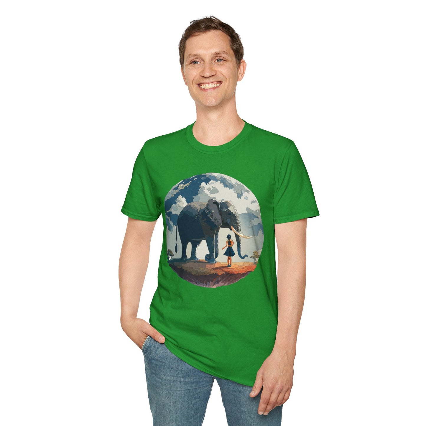 Womens Graphic T Shirt Art Design Tee Softstyle Gildan 64000 100 Percent Ring Spun Cotton