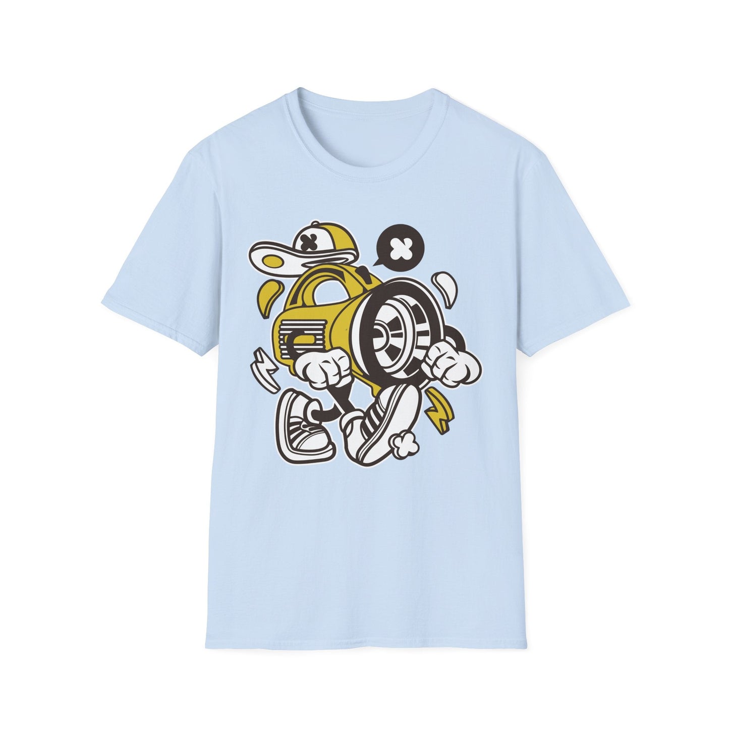 Cartoon T Shirt Animation Tee Funny Tee Unisex Softstyle Cotton Tee Gildan 64000