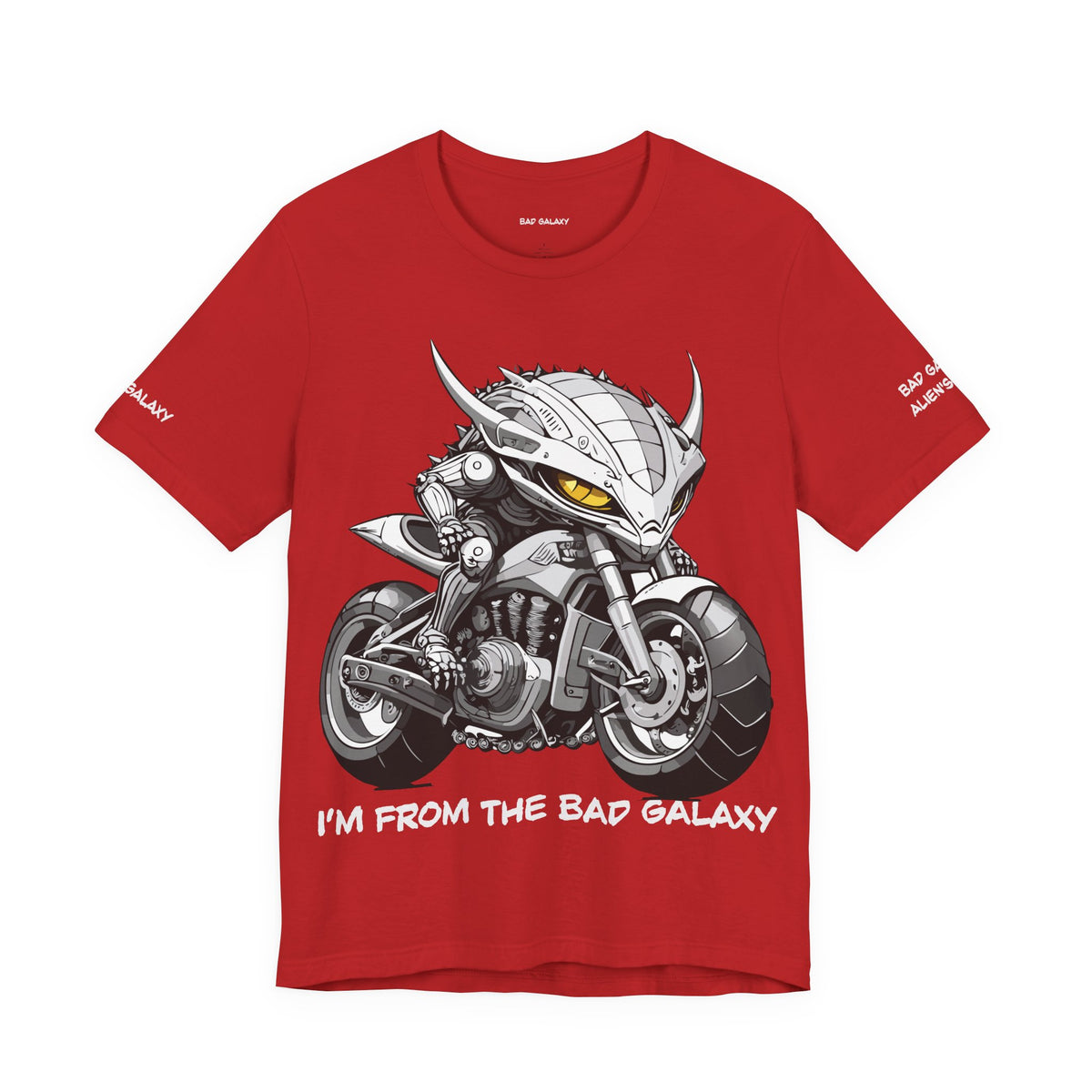 Alien Graphic Unisex Cotton Bella+Canvas Tee with Art Design b83