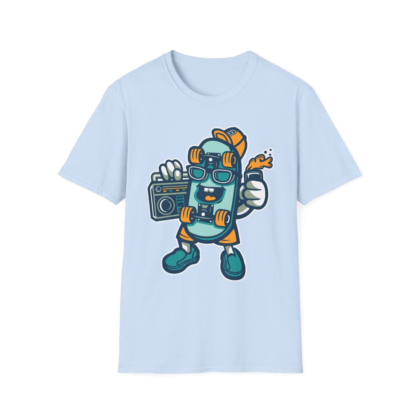Cartoon Animation T Shirt Unisex Funny Tee Gildan Softstyle 64000 Ring Spun Cotton