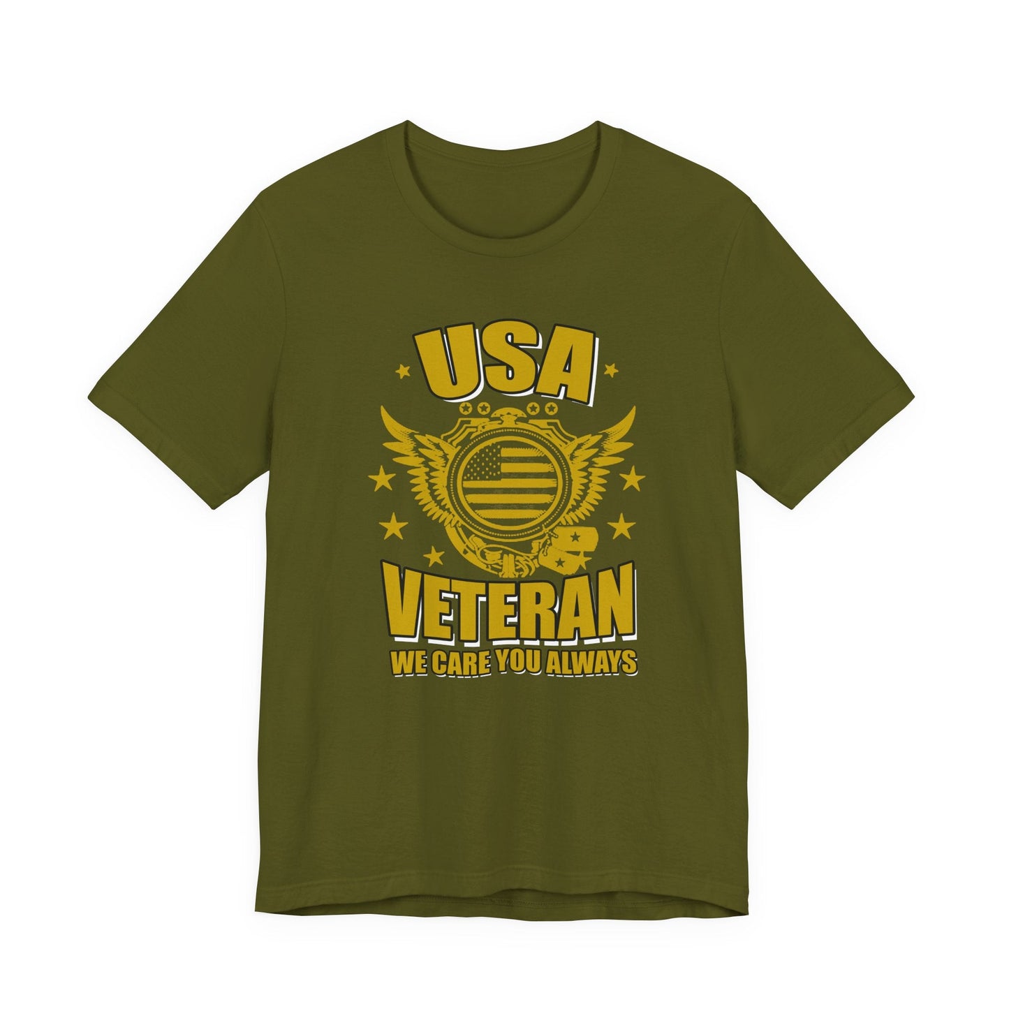 Army Veteran Patriotic Graphic Design Unisex Cotton T-Shirt v59
