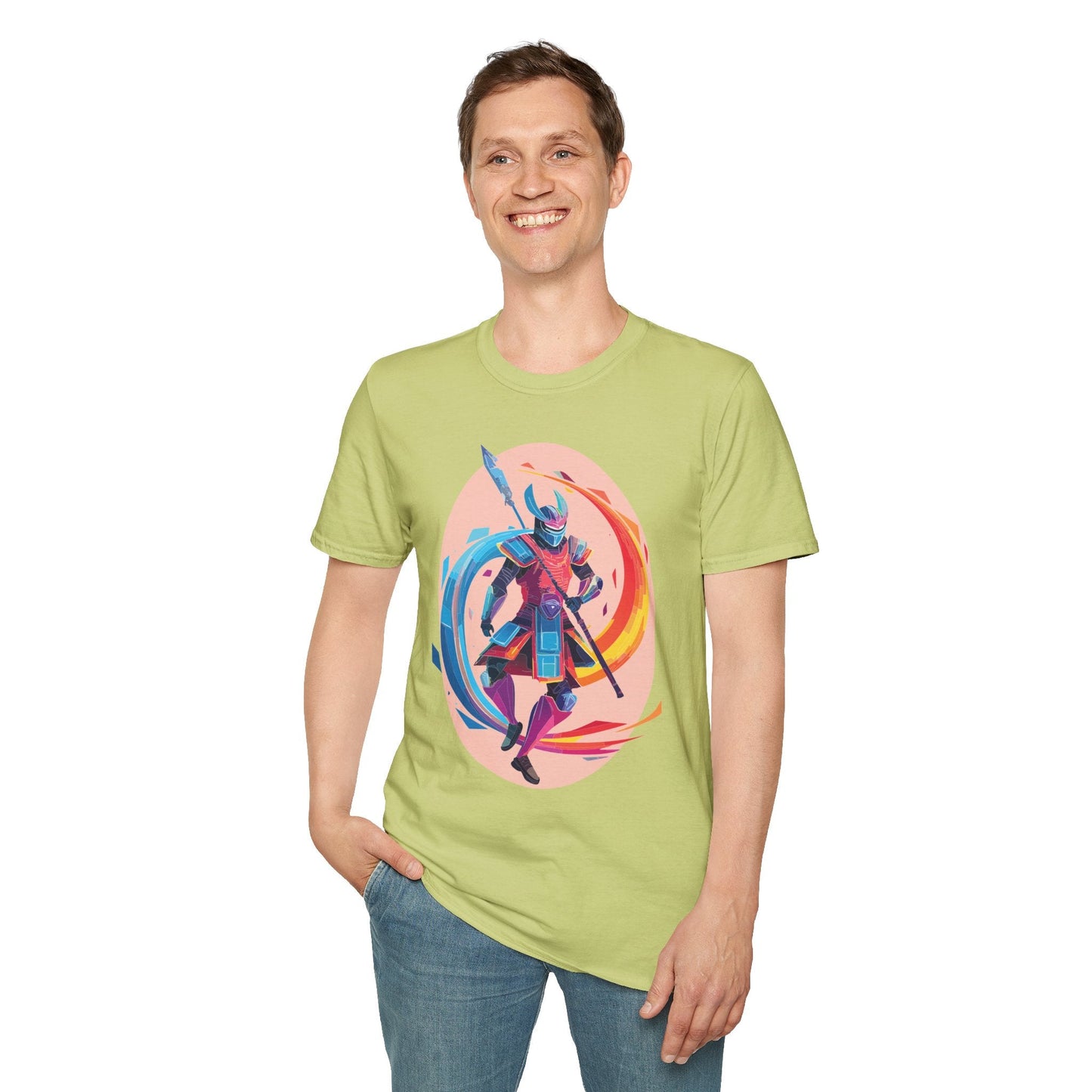 Samurai Shirt Unisex Softstyle T Shirt 64000 Cotton Breathable Everyday Comfort Fit