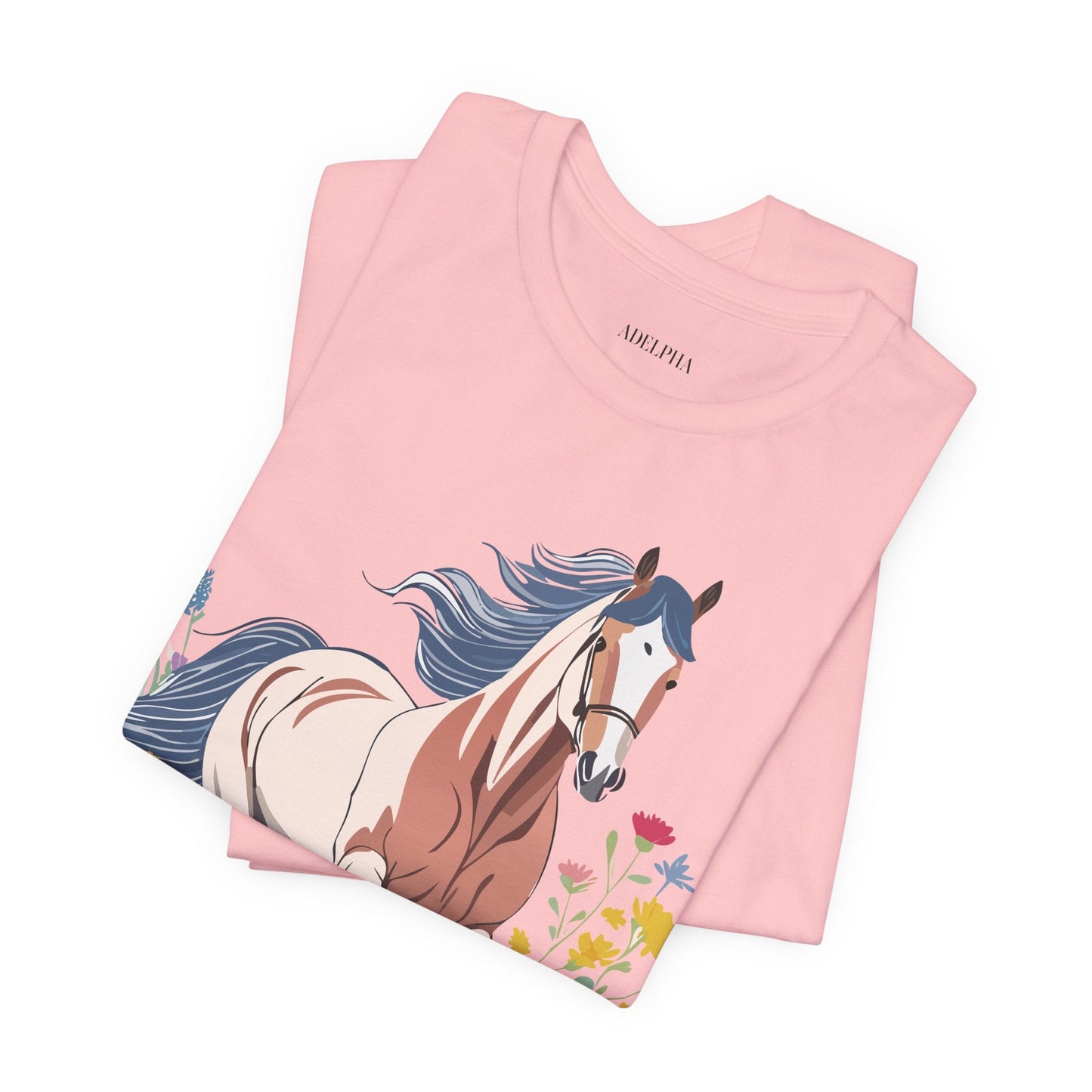 Horse Graphic Unisex 100 Cotton Vintage Animal Art T-Shirt 11