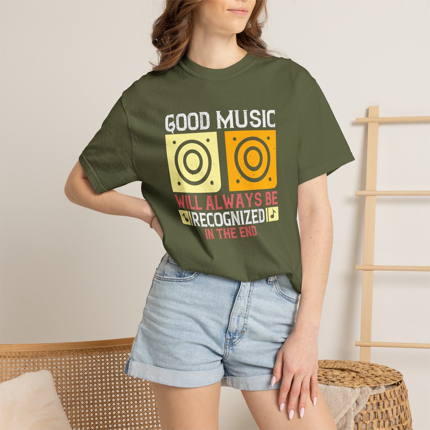 Music Graphic Design Unisex Cotton T-shirt m2