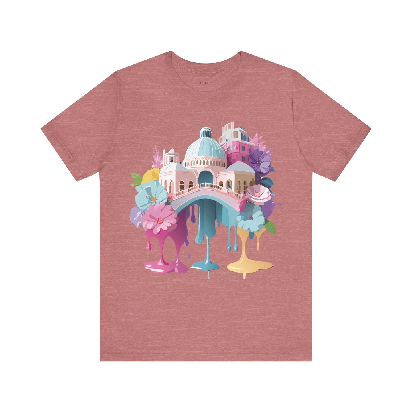Venice Inspired Tourist Shirt Unisex Graphic Tee Adelpha Vintage Artwork Design Art