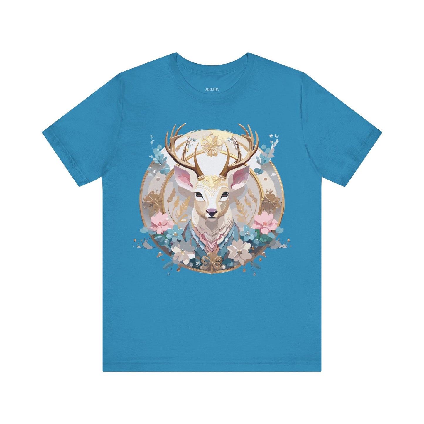Adelpha Medallion Graphic Tee Unisex Short Sleeve Vintage Inspired Premium Art Design