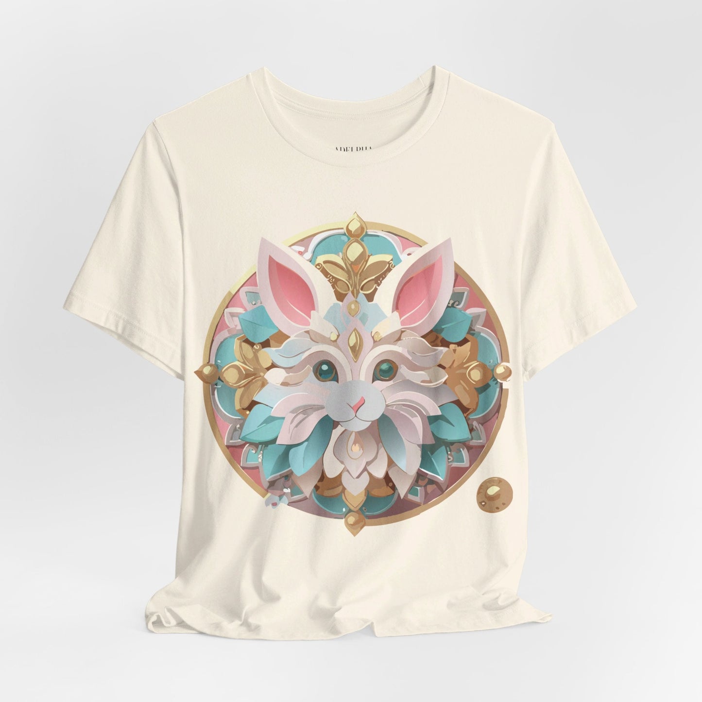 Medallion Graphic Unisex 100 Cotton Vintage Animal Medal Artwork Tee 88