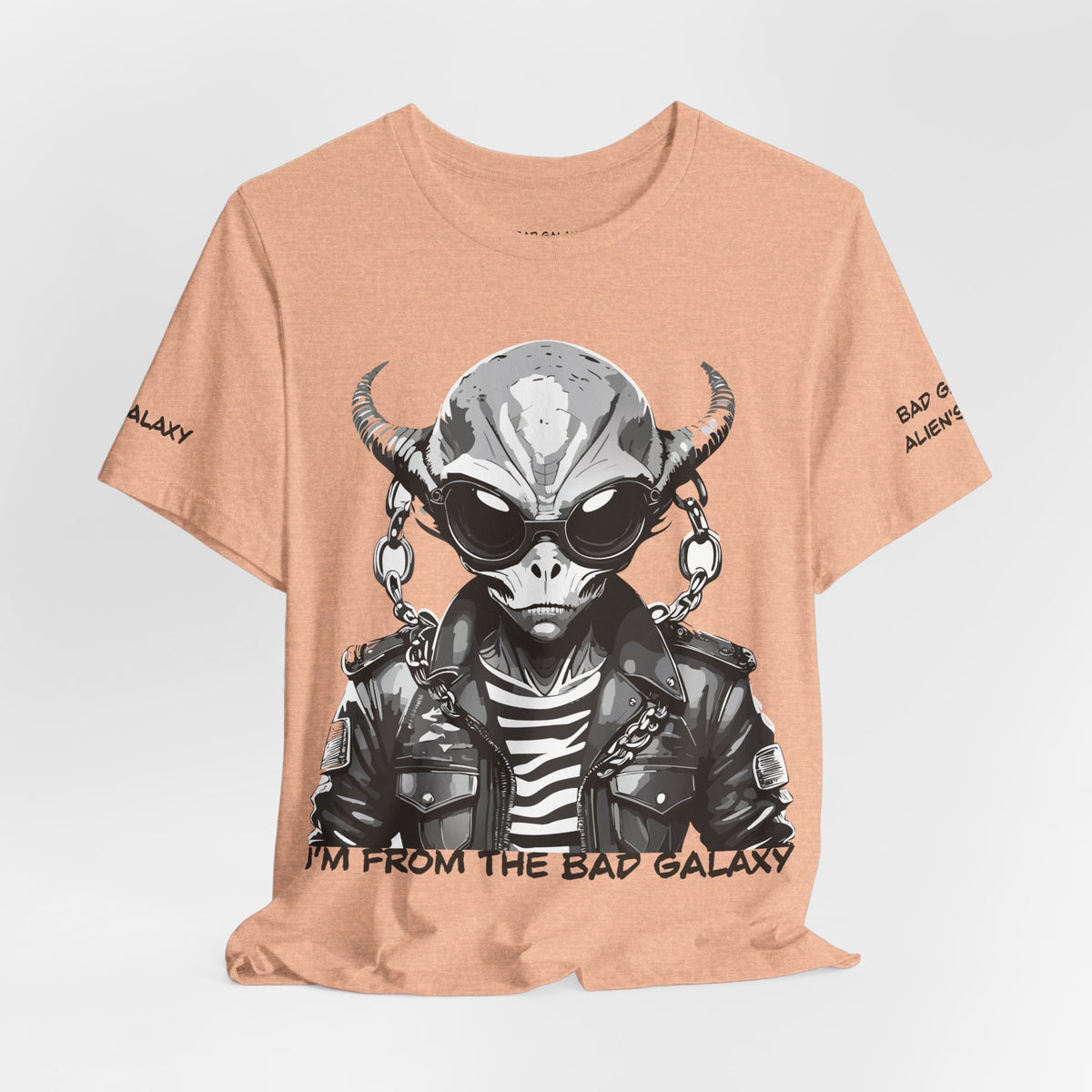 Alien Graphic Unisex Cotton Bella+Canvas Tee with Art Design b74