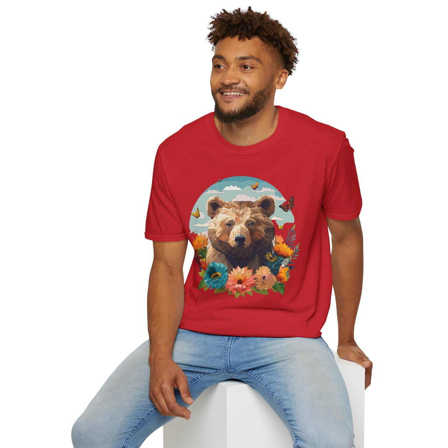 Bear T-Shirt, Teddy Bear T Shirt, Shirt with Bear, Shirt with Animal - 4