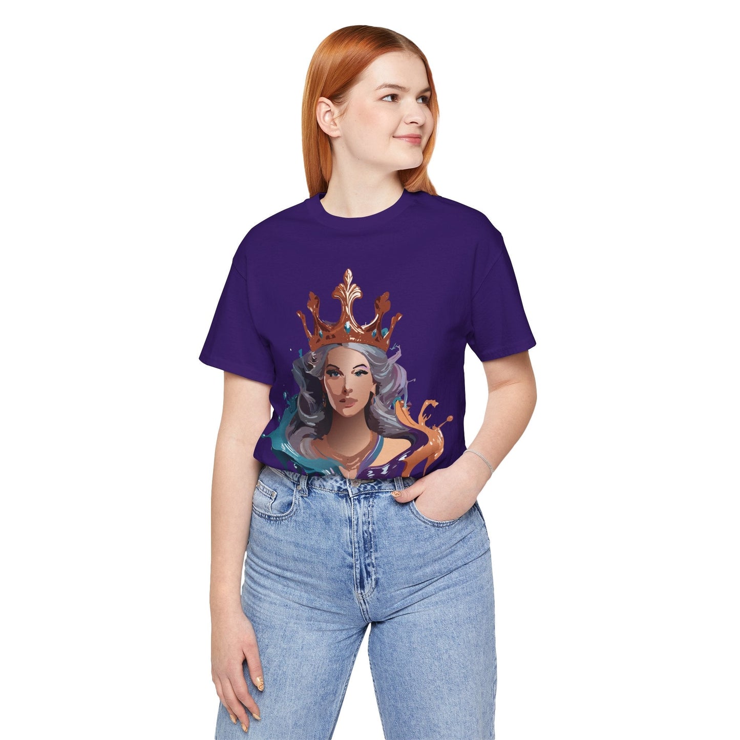 Queen Graphic Tee By Adelpha Art Design Unisex Short Sleeve Vintage Inspired Shirt