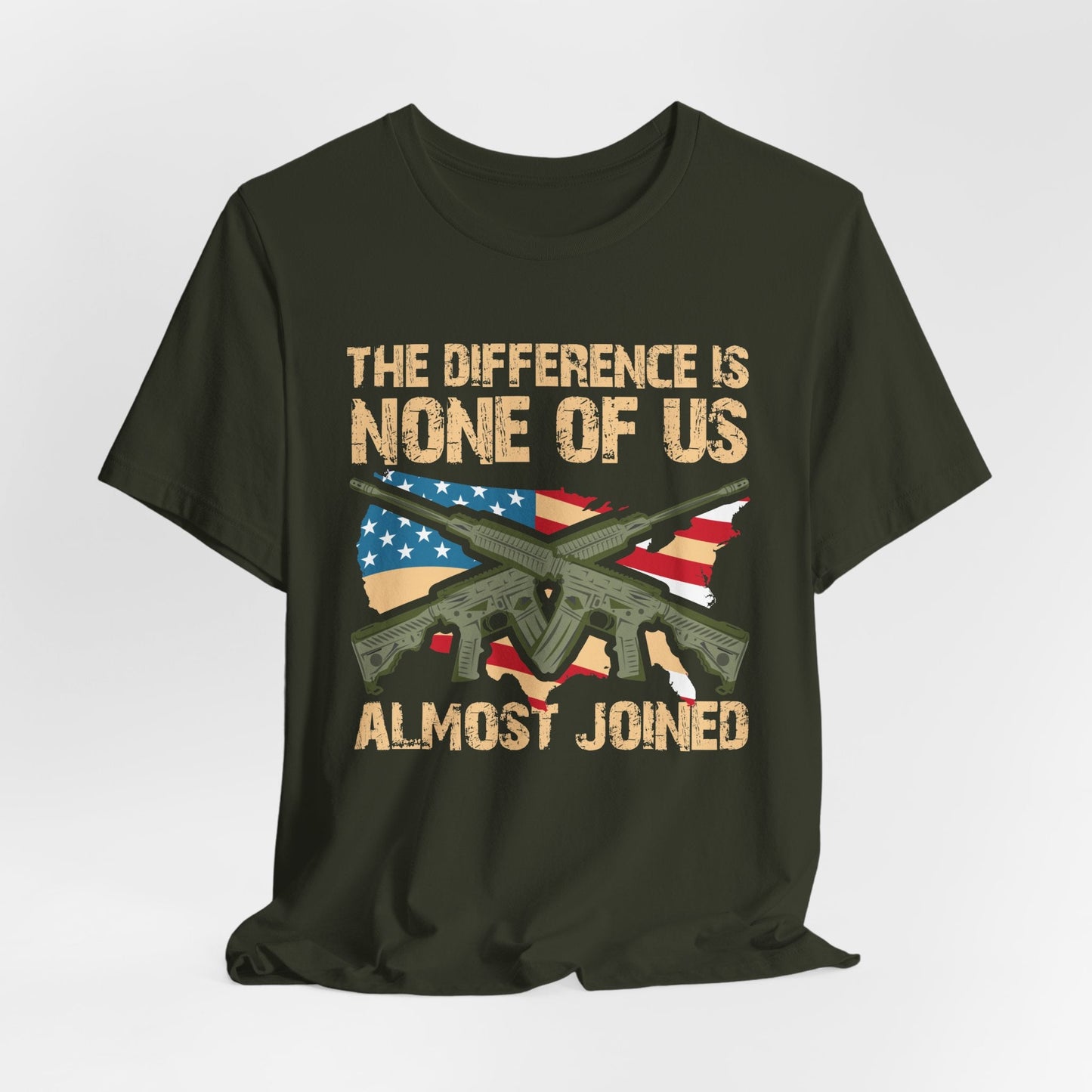 Army Veteran Patriotic Graphic Design Unisex Cotton T-Shirt v18